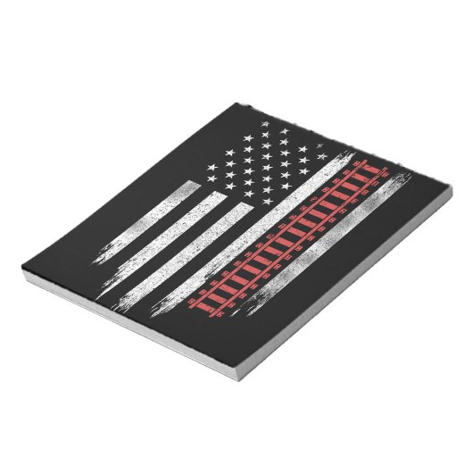 Amerikaans vlaggenmodelspoor notitieblok (Linkerzijde)