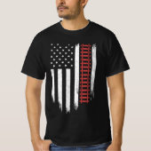 Amerikaans vlaggenmodelspoor t-shirt (Voorkant)
