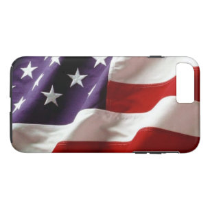 Amerikaans vlaggenontwerp 	iPhone 8/7 plus hoesje