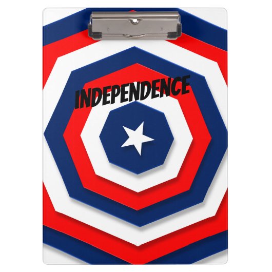 Amerikaans vlaggenontwerp klembord (Voorkant)