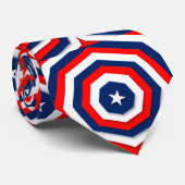 Amerikaans vlaggenontwerp stropdas (Opgerold)