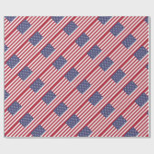 Amerikaans Vlaggenpakpapier voor de Verenigde Stat Cadeaupapier (Vlak)