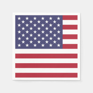 Amerikaans Vlaggenpapier Napkin Servet