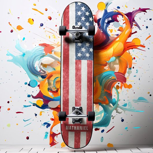 Amerikaans vlaggenschip persoonlijk skateboard