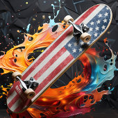 Amerikaans vlaggenschip persoonlijk skateboard