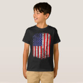 Amerikaans vlaggenschip t-shirt (Voorkant volledig)