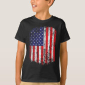 Amerikaans vlaggenschip t-shirt (Voorkant)