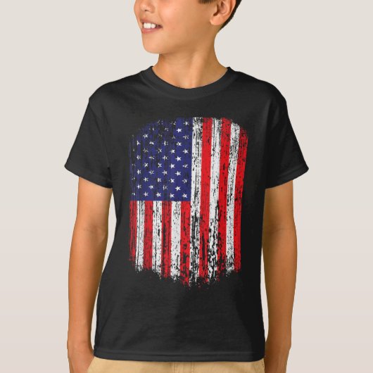 Amerikaans vlaggenschip t-shirt (Voorkant)