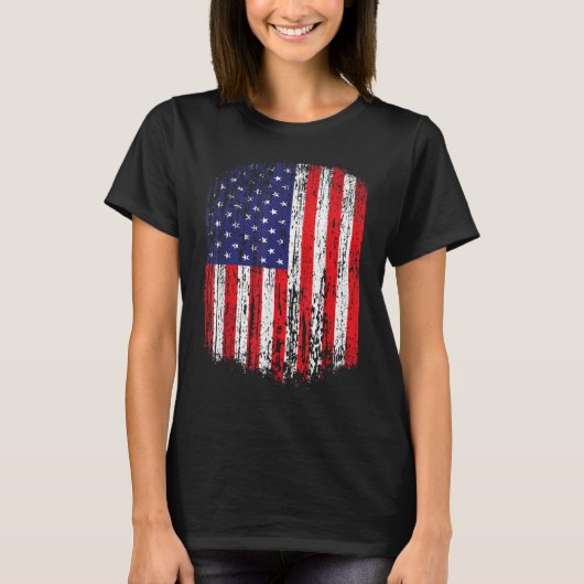 Amerikaans vlaggenschip t-shirt (Voorkant)