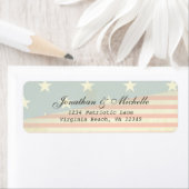  Amerikaans vlaggenstaatadres Etiket (Insitu)