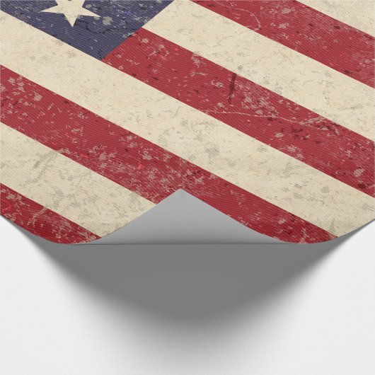  Amerikaans vlaggenstaateffect Cadeaupapier (Hoek)