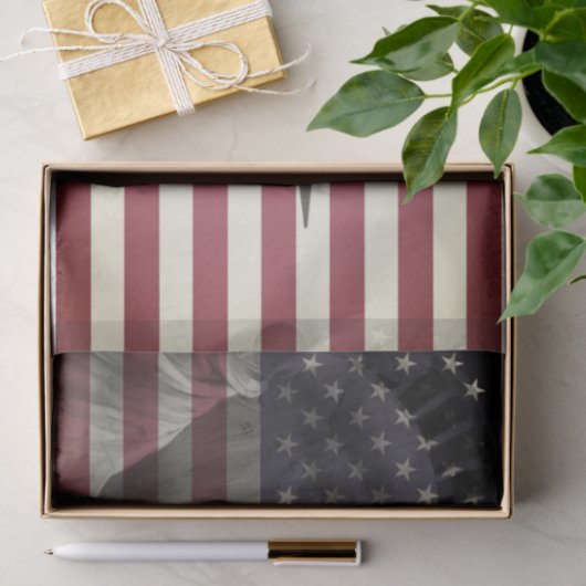 Amerikaans vlaggenstaatpapier tissuepapier (Geschenk)