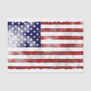 Amerikaans vlaggenstaatpapier tissuepapier