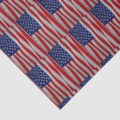 Amerikaans vlaggenstaatpapier tissuepapier (Detail)