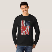 Amerikaans vlaggenstaatvaartuig - Patriottisch Ame T-shirt (Voorkant volledig)
