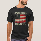  Amerikaans Vlaggenveiligheidspad Unicorn Secur T-shirt (Voorkant)