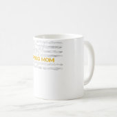 Amerikaans vlaggeschip dat mam skiing Skier Koffiemok (Voorkant rechts)