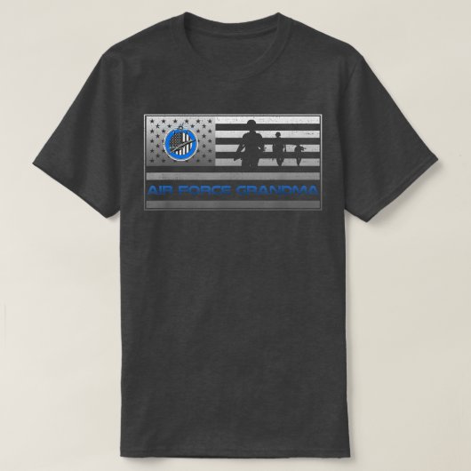Amerikaans vlaggetje proud US Air Force Veter T-shirt (Design voorkant)