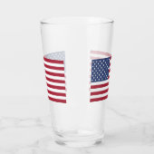 Amerikaans vlagontwerp Drink glas (Links)