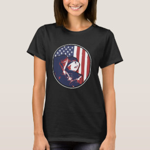 Amerikaans vlagontwerp Patriottisch VS lasser T-shirt