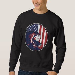 Amerikaans vlagontwerp Patriottisch VS lasser Trui