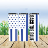 Amerikaans vlagontwerp ter ondersteuning van wetsh thermosbeker