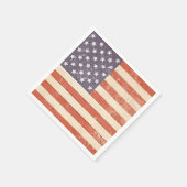 Amerikaans vlagpatriottisch papier Napkins Servet (Hoek)