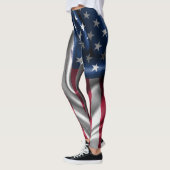 Amerikaans vlagpatroon leggings (Links)