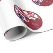 Amerikaans vlagpictogram Lineman USA Cadeaupapier (Rol Hoek)