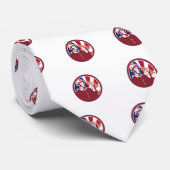 Amerikaans vlagpictogram Lineman USA Stropdas (Opgerold)