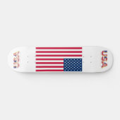 Amerikaans vlagSkateboard - Verenigde Staten - Pat Persoonlijk Skateboard (Horizontaal)