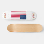 Amerikaans vlagSkateboard - Verenigde Staten - Pat Persoonlijk Skateboard (Horizontaal)