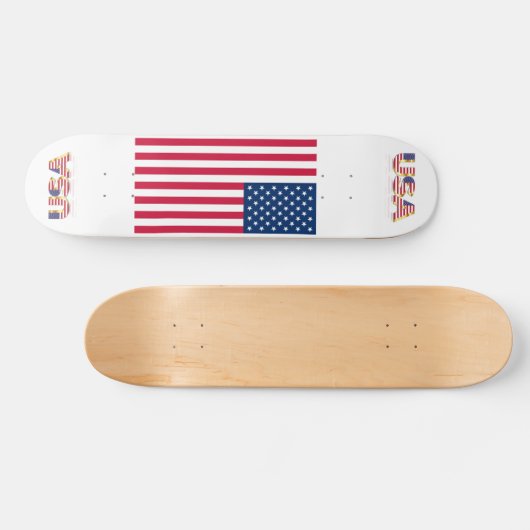 Amerikaans vlagSkateboard - Verenigde Staten - Pat Persoonlijk Skateboard (Horizontaal)