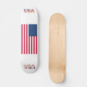 Amerikaans vlagSkateboard - Verenigde Staten - Pat Persoonlijk Skateboard (Voorkant)