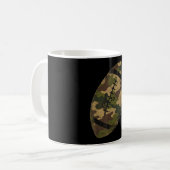 Amerikaans voetbal camouflage ontwerp koffiemok (Voorkant links)