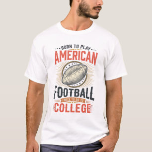 Amerikaans voetbal college vintage sportshirt (6) t-shirt