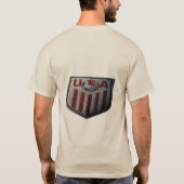 Amerikaans Voetbal Crest Badge T-shirt (Achterkant)