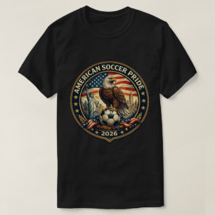 Amerikaans Voetbal Eer 2026 Vintage Adelaar T-shirt