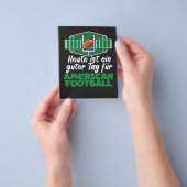 Amerikaans voetbal flyer (Hand)