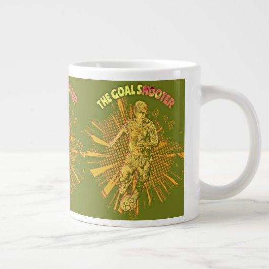 Amerikaans voetbal grote koffiekop (Rechts)