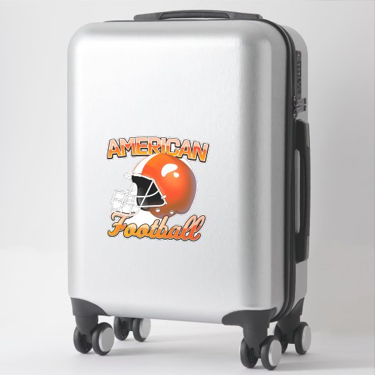 Amerikaans voetbal logo sticker (Koffer)