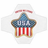 Amerikaans Voetbal met stervormige vlag (Enkel)