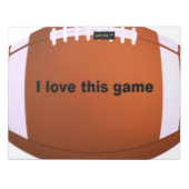 Amerikaans voetbal notitieblok (Voorkant)