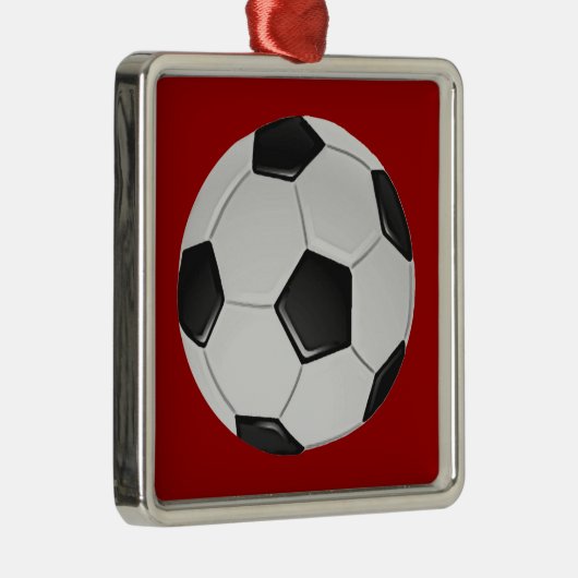 Amerikaans Voetbal of Associatievoetbal Metalen Ornament (Rechts)