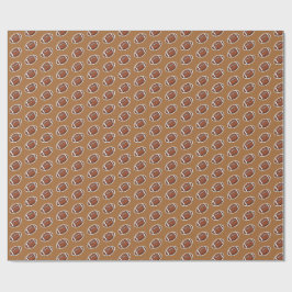 Amerikaans voetbal patroon cadeaupapier