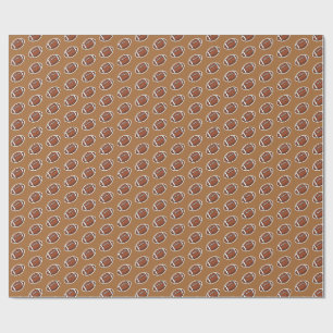 Amerikaans voetbal patroon cadeaupapier