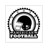 Amerikaans voetbal rubber stempel (Afrduk)