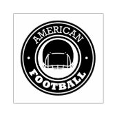 Amerikaans voetbal rubberen stempel (Afrduk)