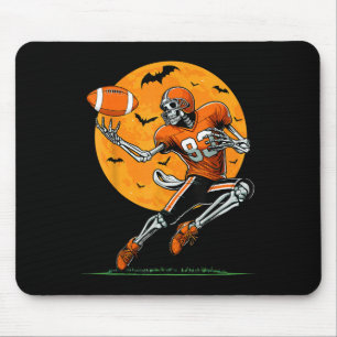 Amerikaans Voetbal Skelet Jongens Halloween Voetba Muismat