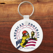 AMERIKAANS VOETBAL SLEUTELHANGER (Voorkant)